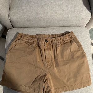 Chubbies Tan 4inch original stretch Shorts with Elastic Waistband